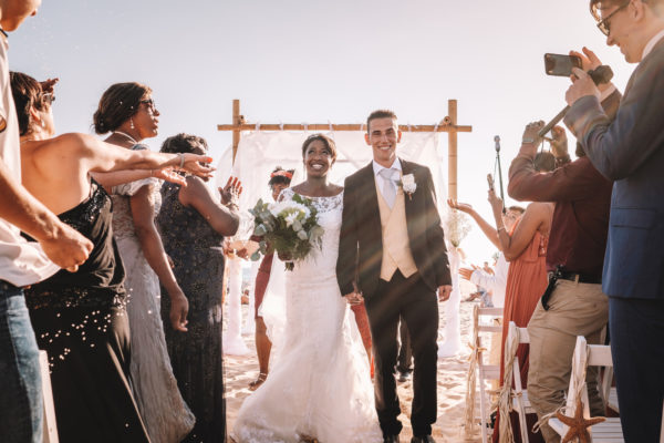 Boda en la playa del Palmar. Conil.